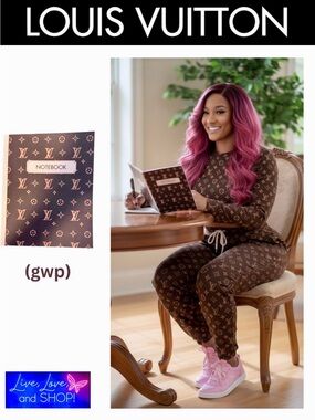 NOTEBOOK: LOUIS VUITTON Monogram (gwp,) NWOT